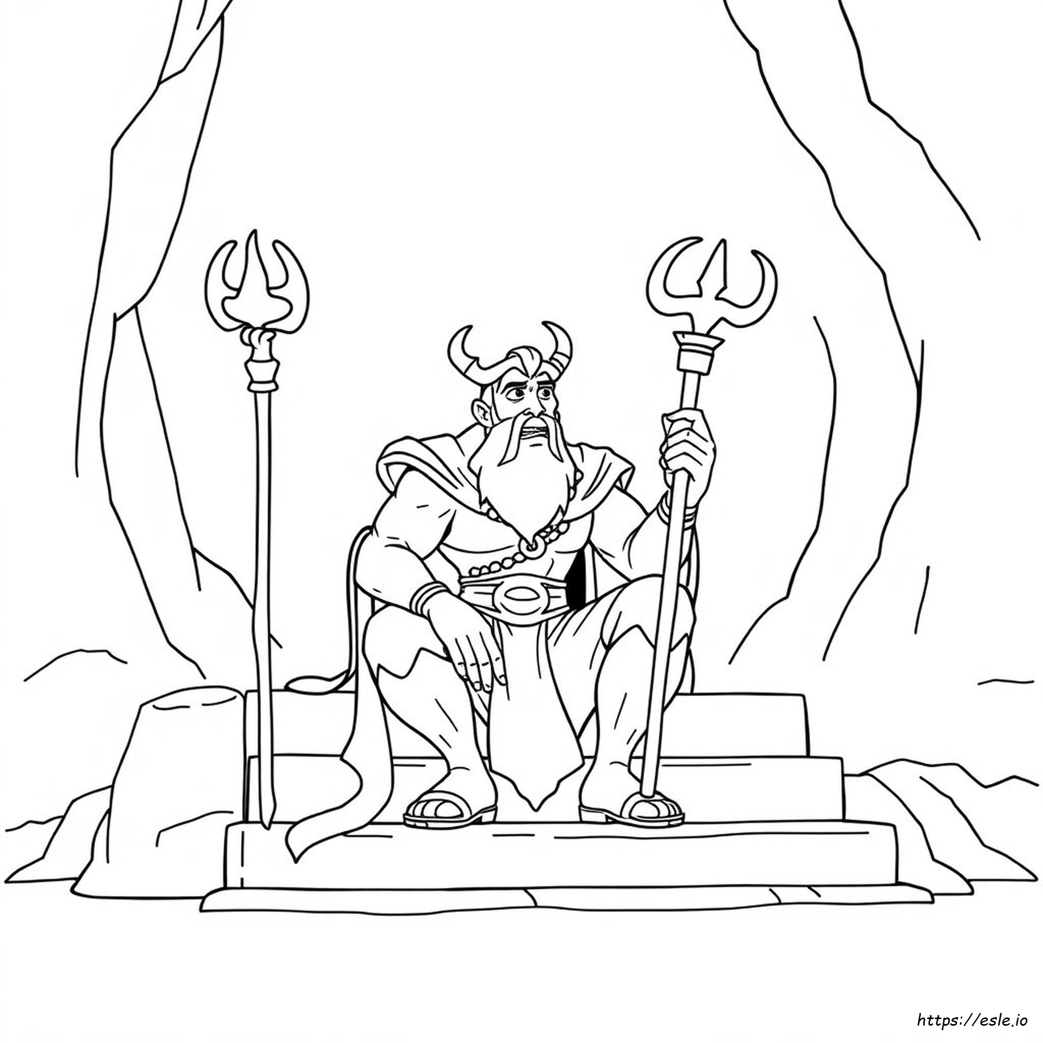 Disney Hades Coloring Page