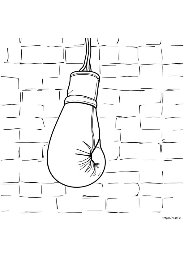 Coloring Pages Of Boxing Gloves