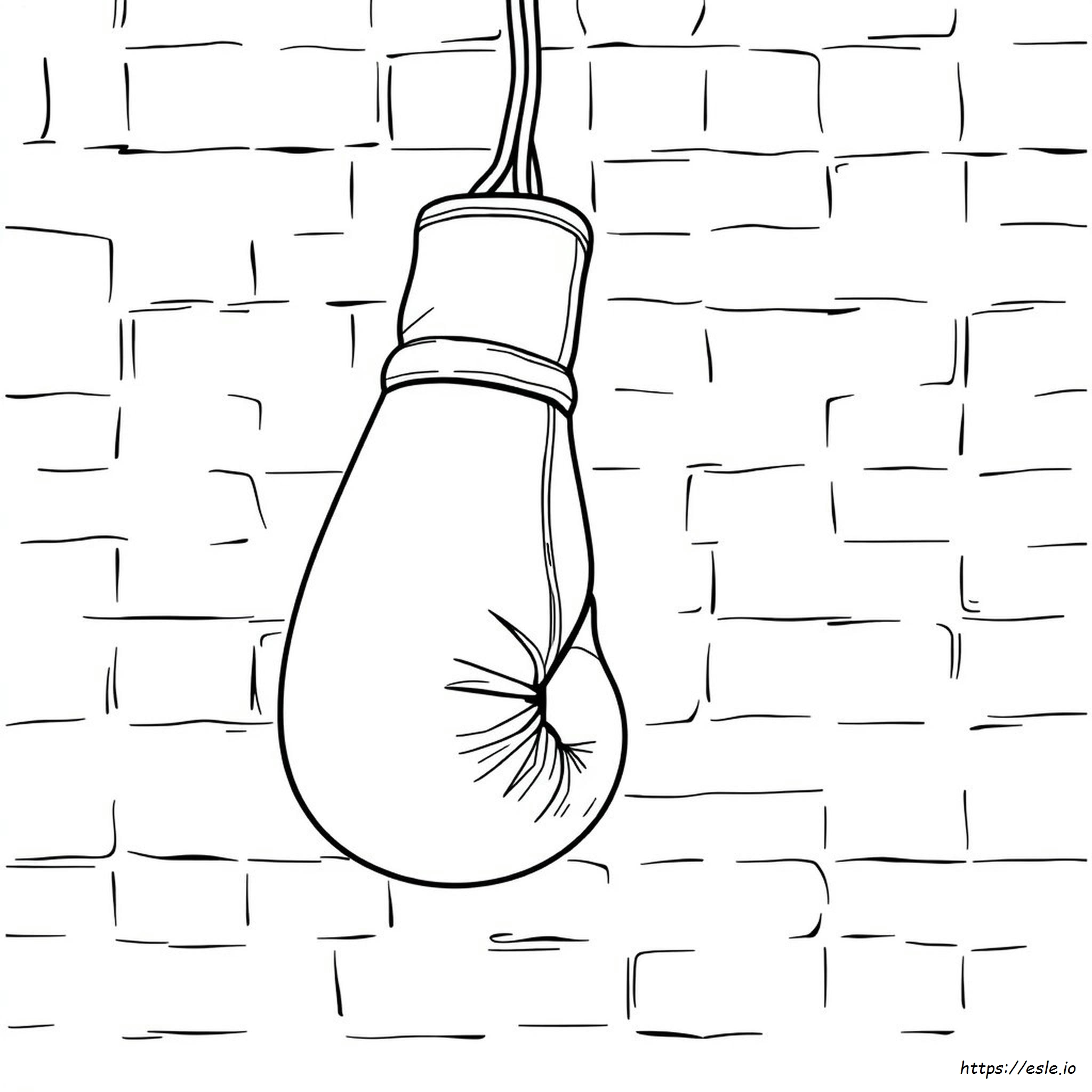 Dibujos Para Colorear De Guantes De Boxeo
