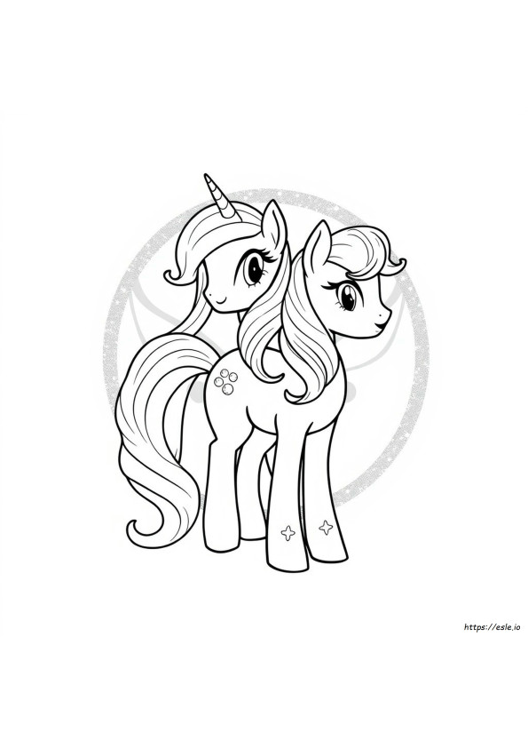 Rarity Colouring Pages