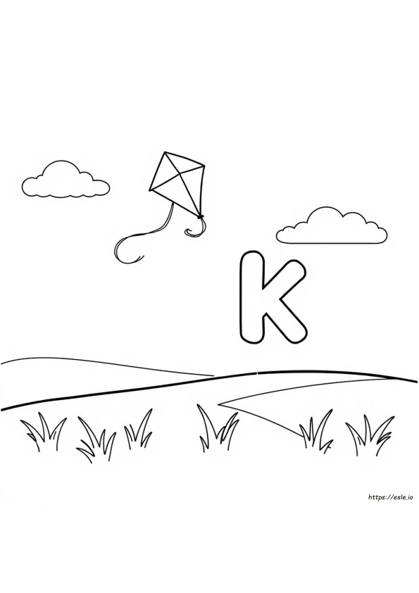 Disegni Da Colorare Della Lettera K