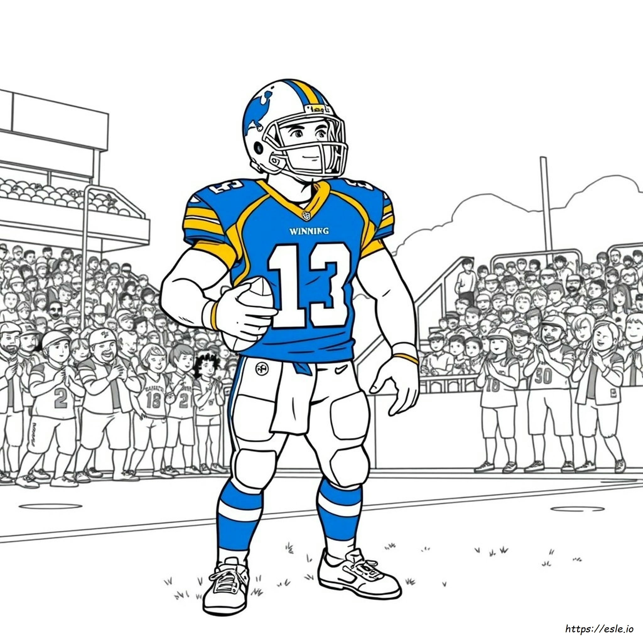 Dibujos De Los Winnipeg Blue Bombers Para Colorear
