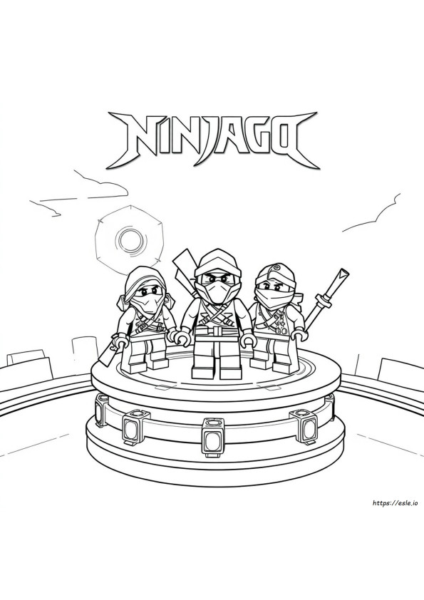 Coloriages Ninjago Les Mains Du Temps