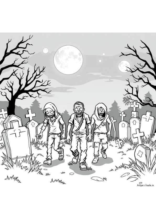 Zombies 3 Boyama Sayfası