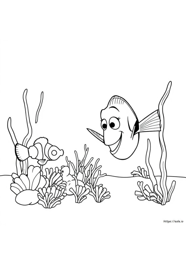 Coloriage Le Monde De Dory À Imprimer