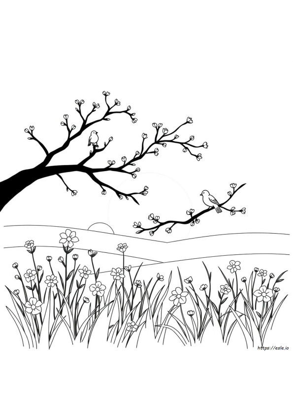 Coloriage Matin
