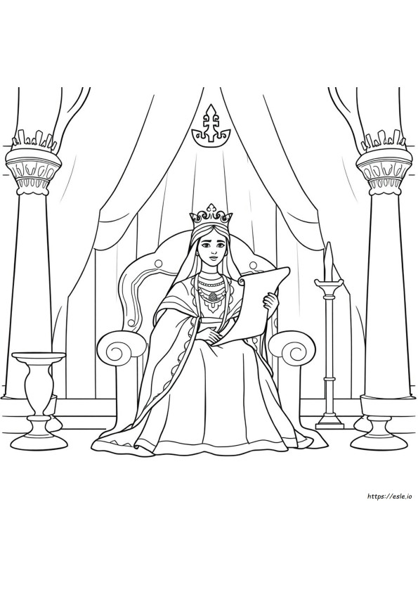 Reina Ester: Dibujos Para Colorear Imprimibles