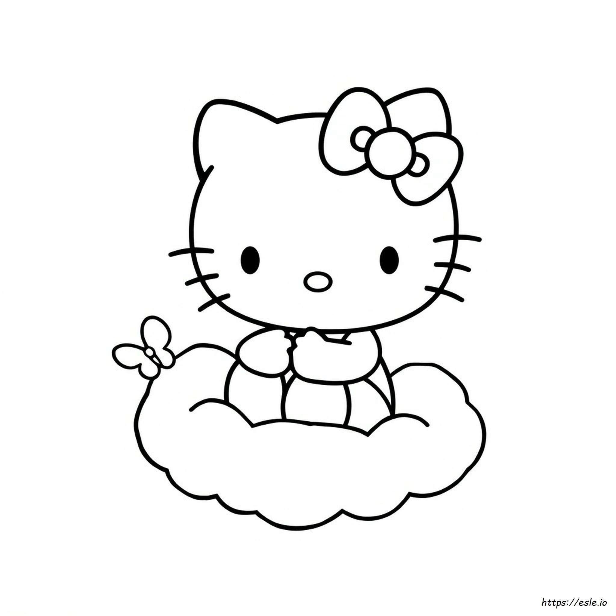 Hello Kitty Pictures For Colouring
