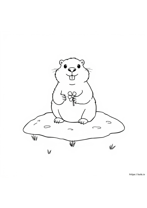 Groundhog Day Coloring Pages To Print