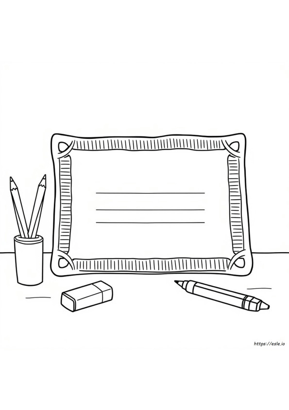 Certificate Coloring Pages