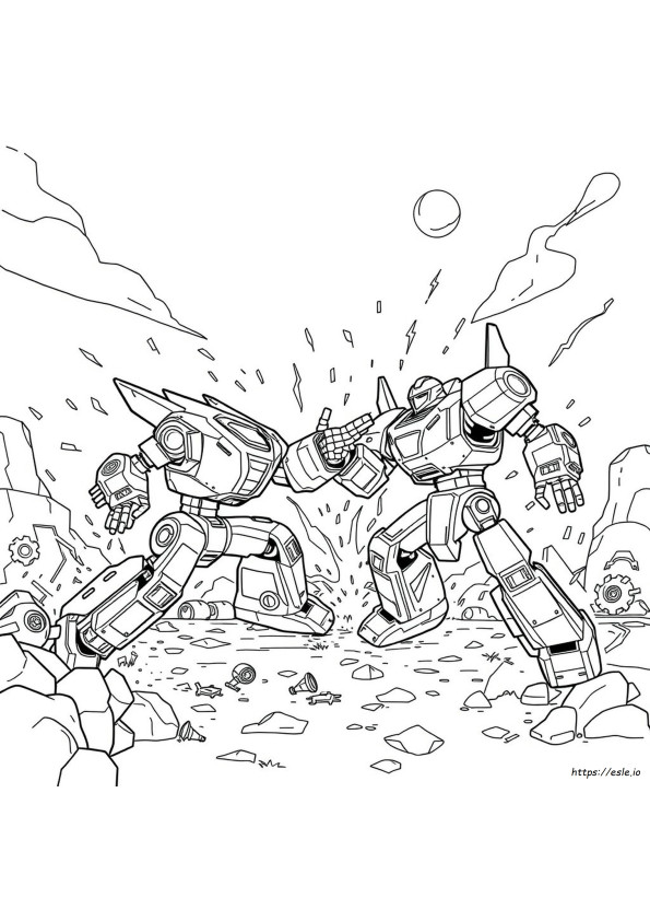 Battlebots Para Colorir