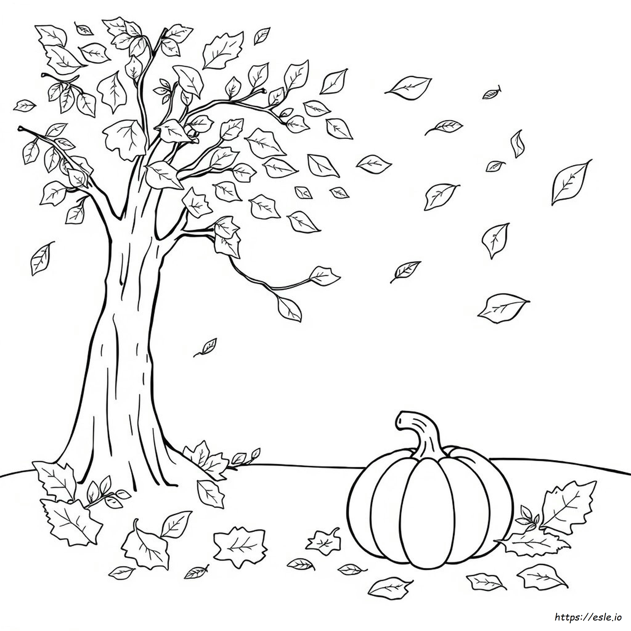 Free Online Fall Coloring Pages