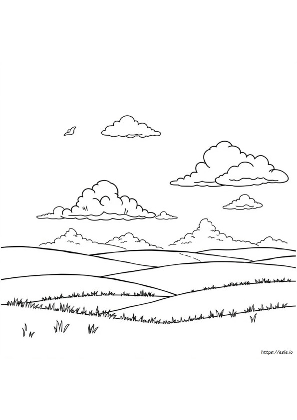 Desenhos De Paisagens Para Colorir