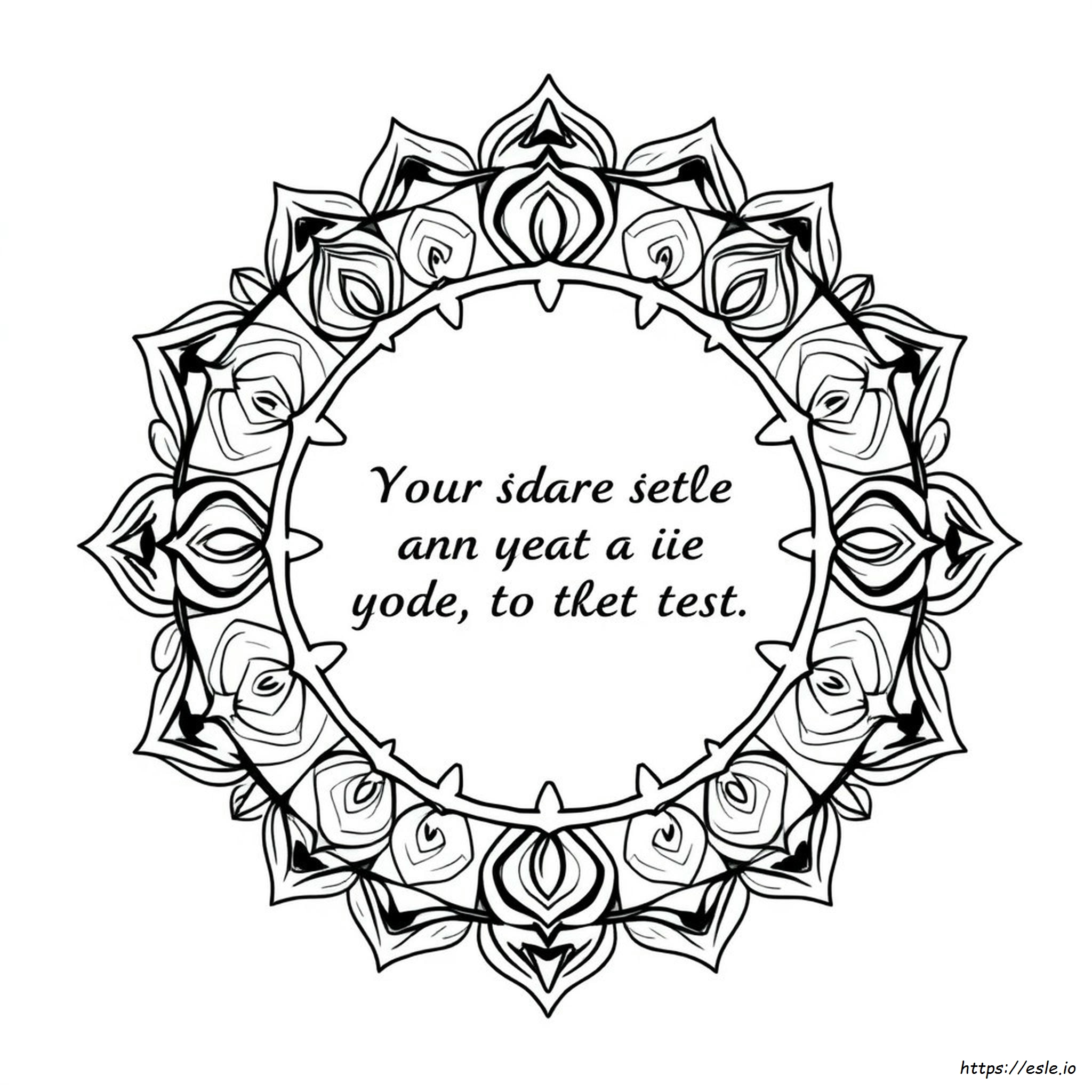 Mandala Coloring Pages With Quotes