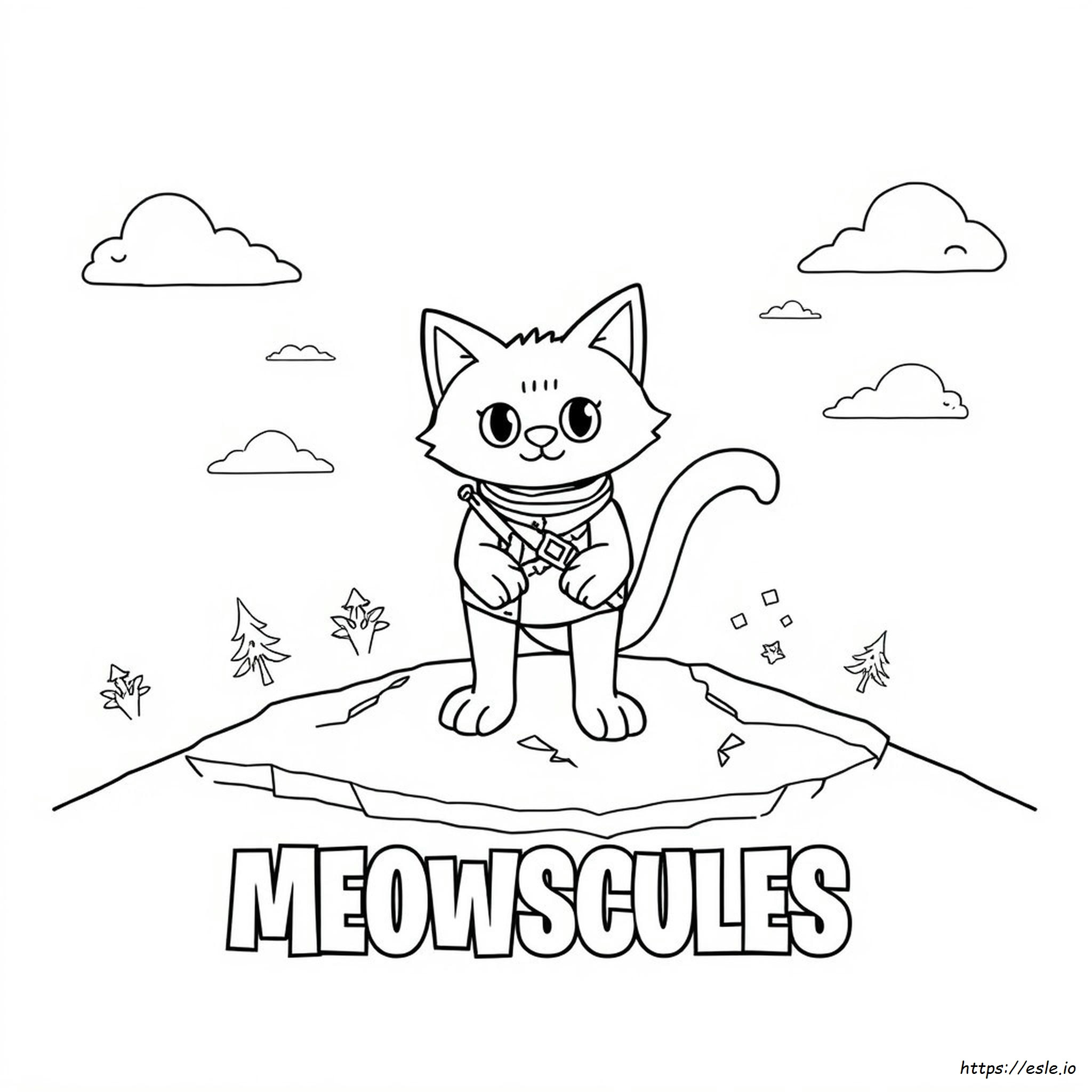 Fortnite Colouring Pages Meowscles