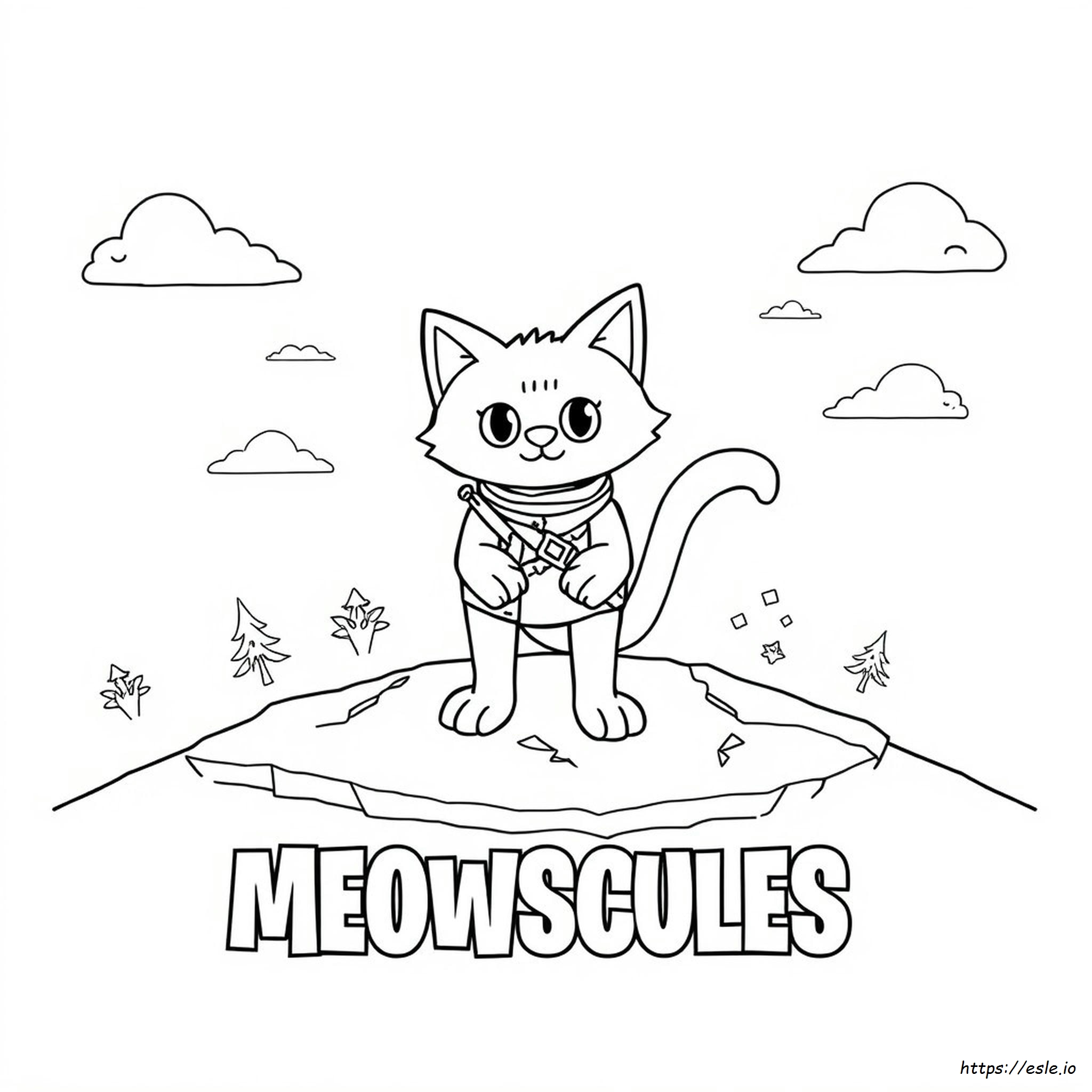 Fortnite Meowscles Színező