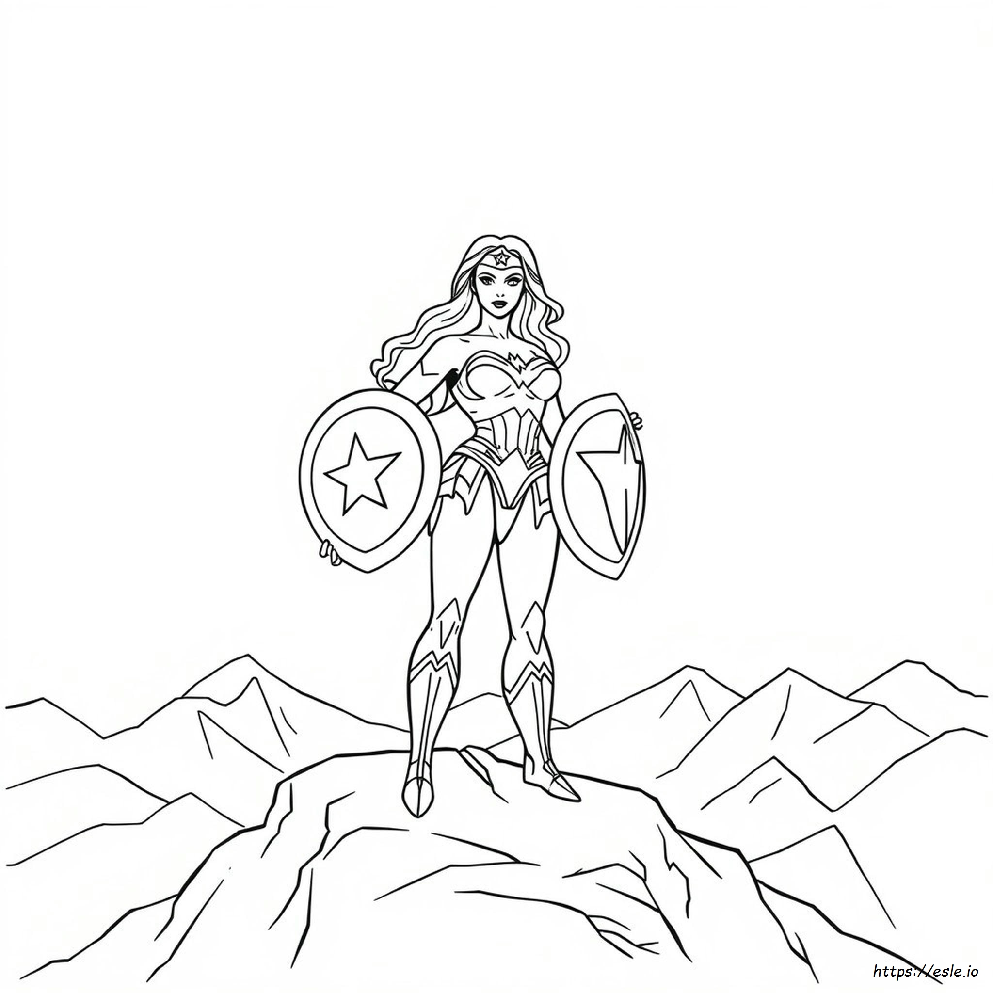 Wonderwoman Coloring Page