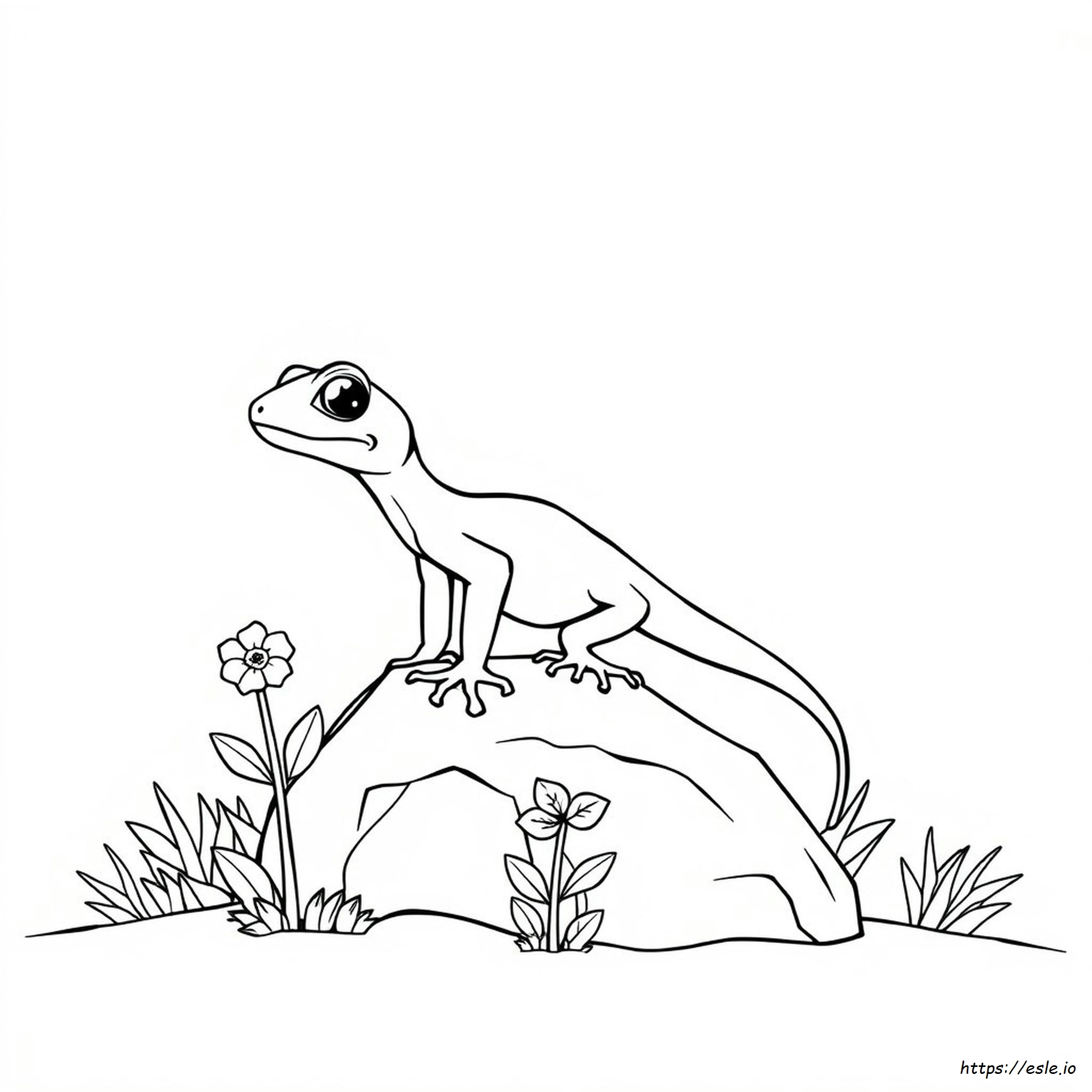 Mondo Gecko Ausmalbilder