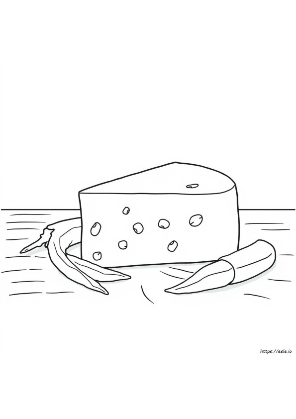 Kaas Kleurplaat