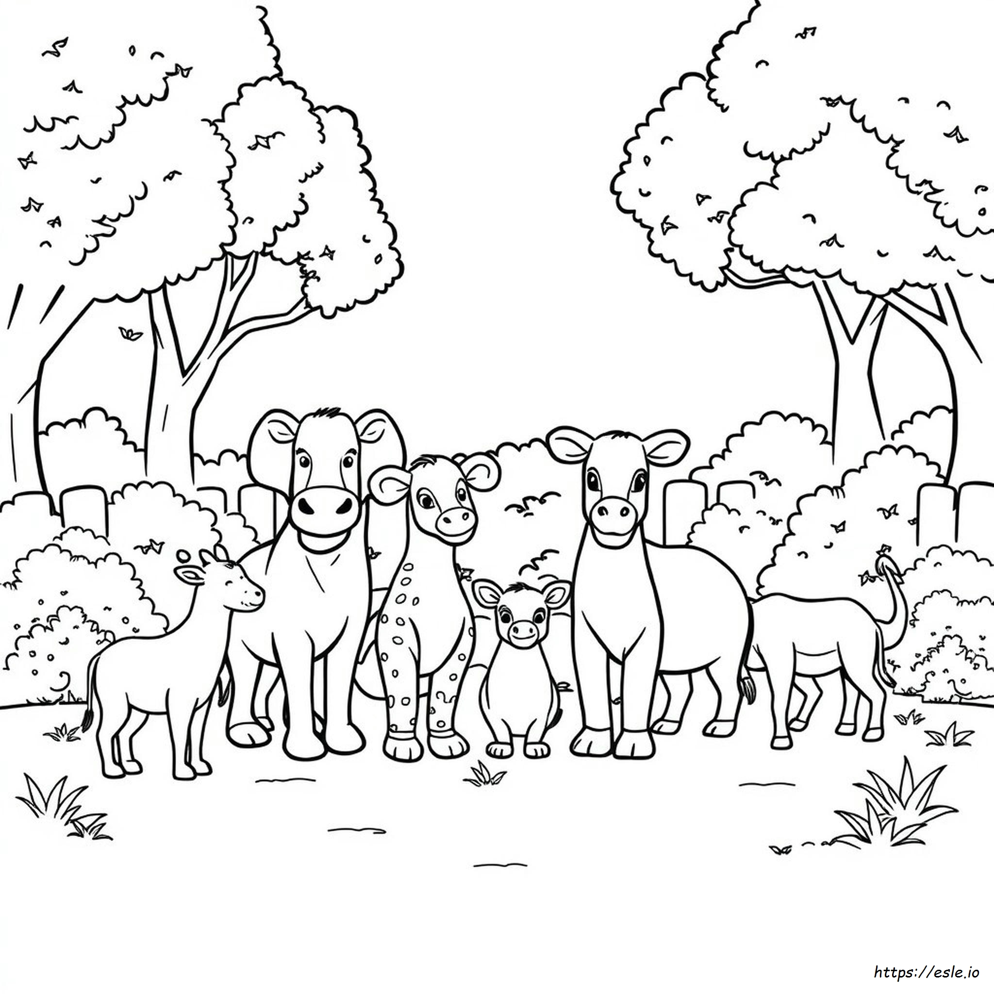 Coloriages D'animaux Du Zoo