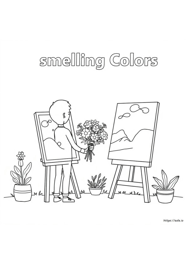 Que Signifie-T-Il Lorsque L'on Peut Sentir Les Couleurs Coloriage À Imprimer Gratuit