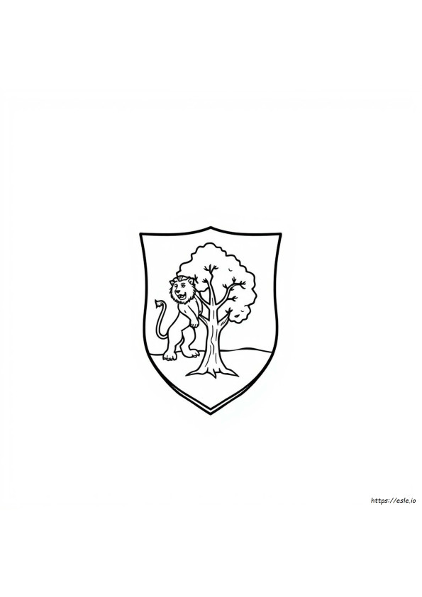 Coat Of Arms Coloring Sheet