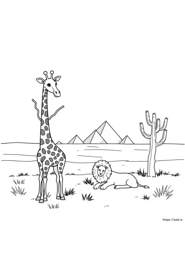 Coloriage Afrique