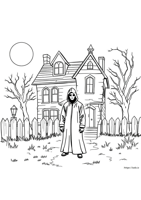Michael Myers Coloring Sheets