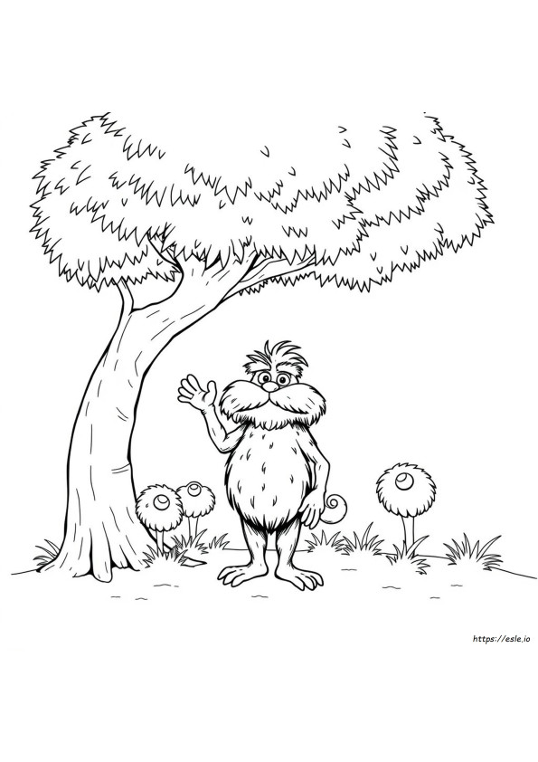 The Lorax Free Printable Coloring Pages