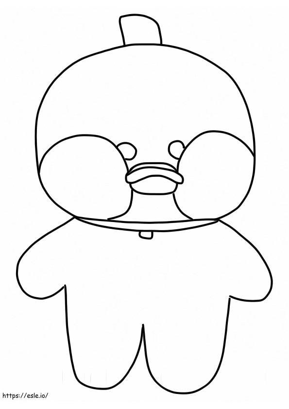 Printable Lalafanfan coloring page