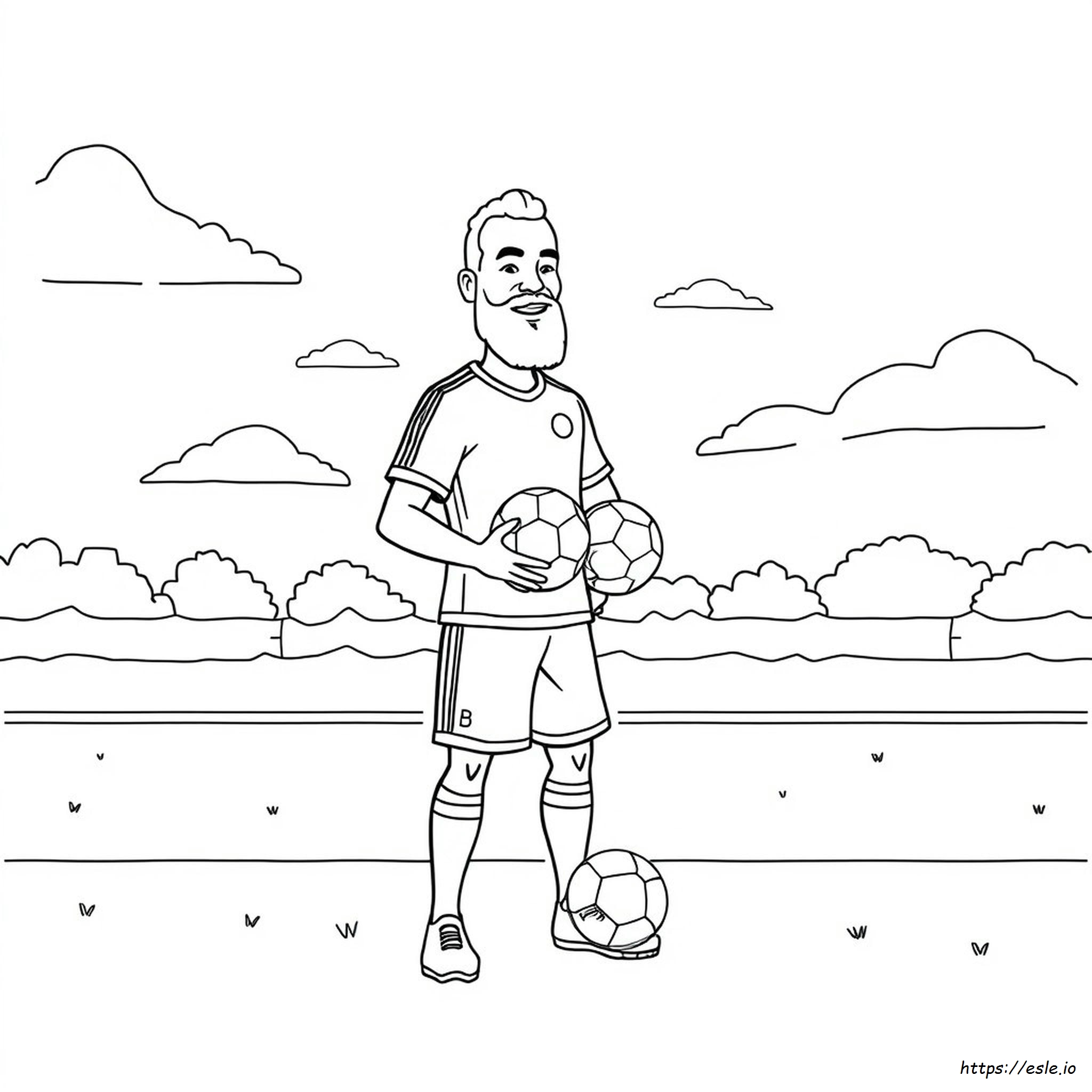 Dibujos Para Colorear De Benzema