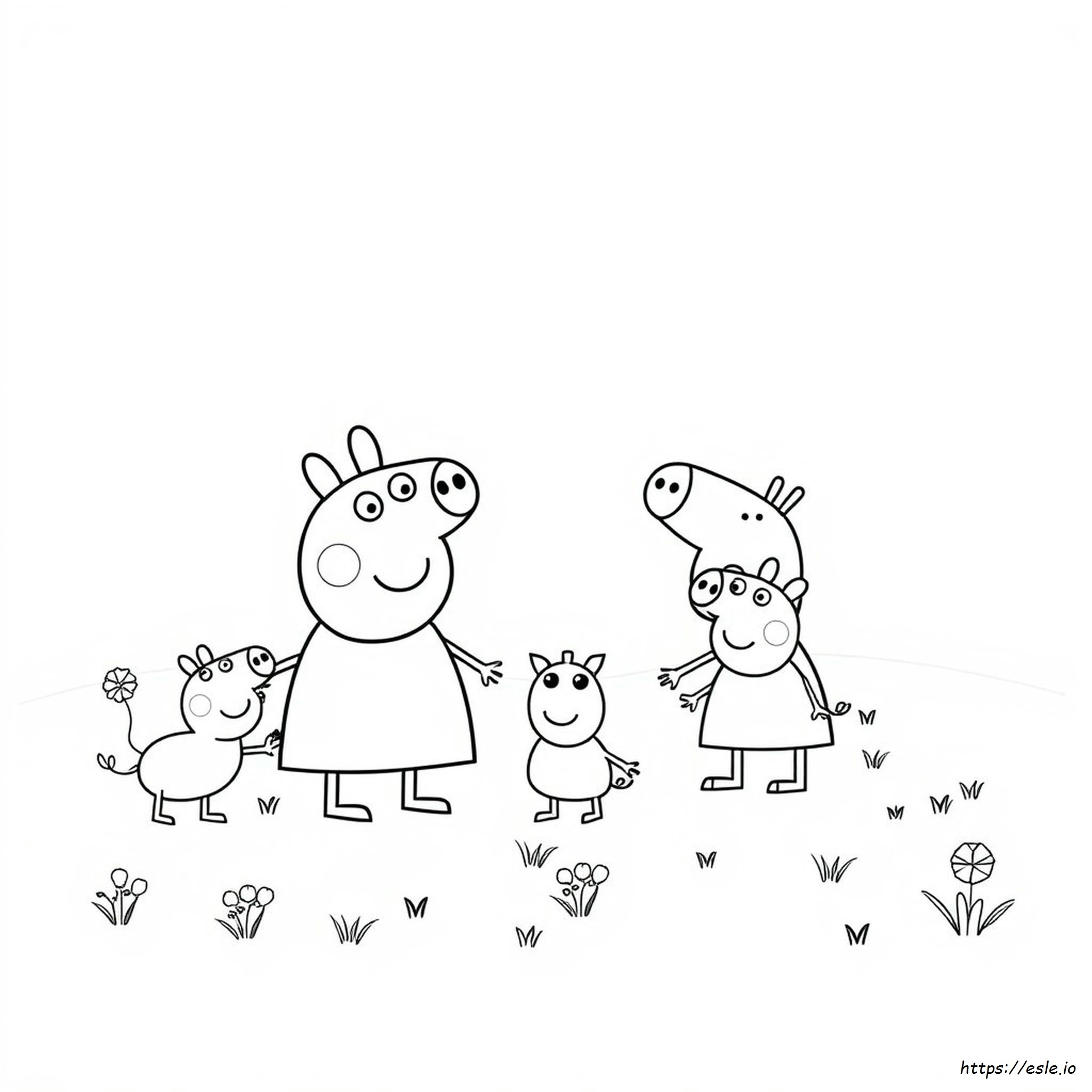 Coloring Page Peppa Pig