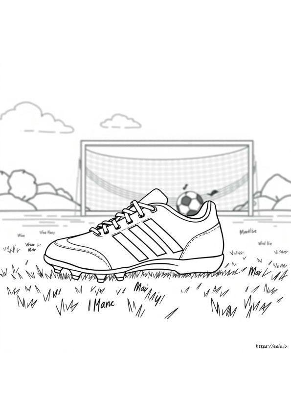 Scarpe Da Calcio Da Colorare