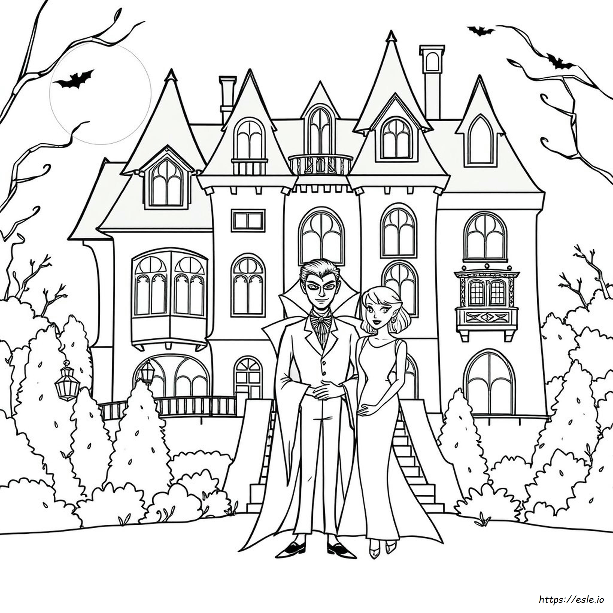 Hotel Transylvania Colouring Pages