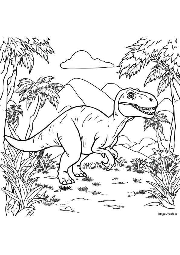 Jurassic World Kleurplaten