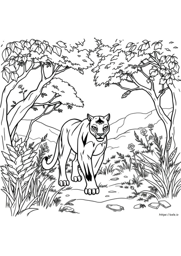 Lembar Mewarnai Dapat Dicetak Gambar Mewarnai Black Panther