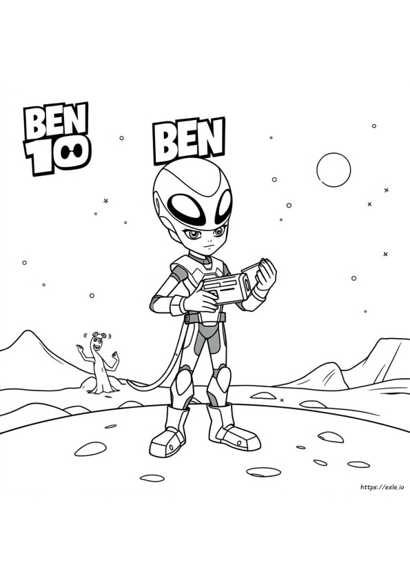 Ben 10 Alien X Coloring Pages