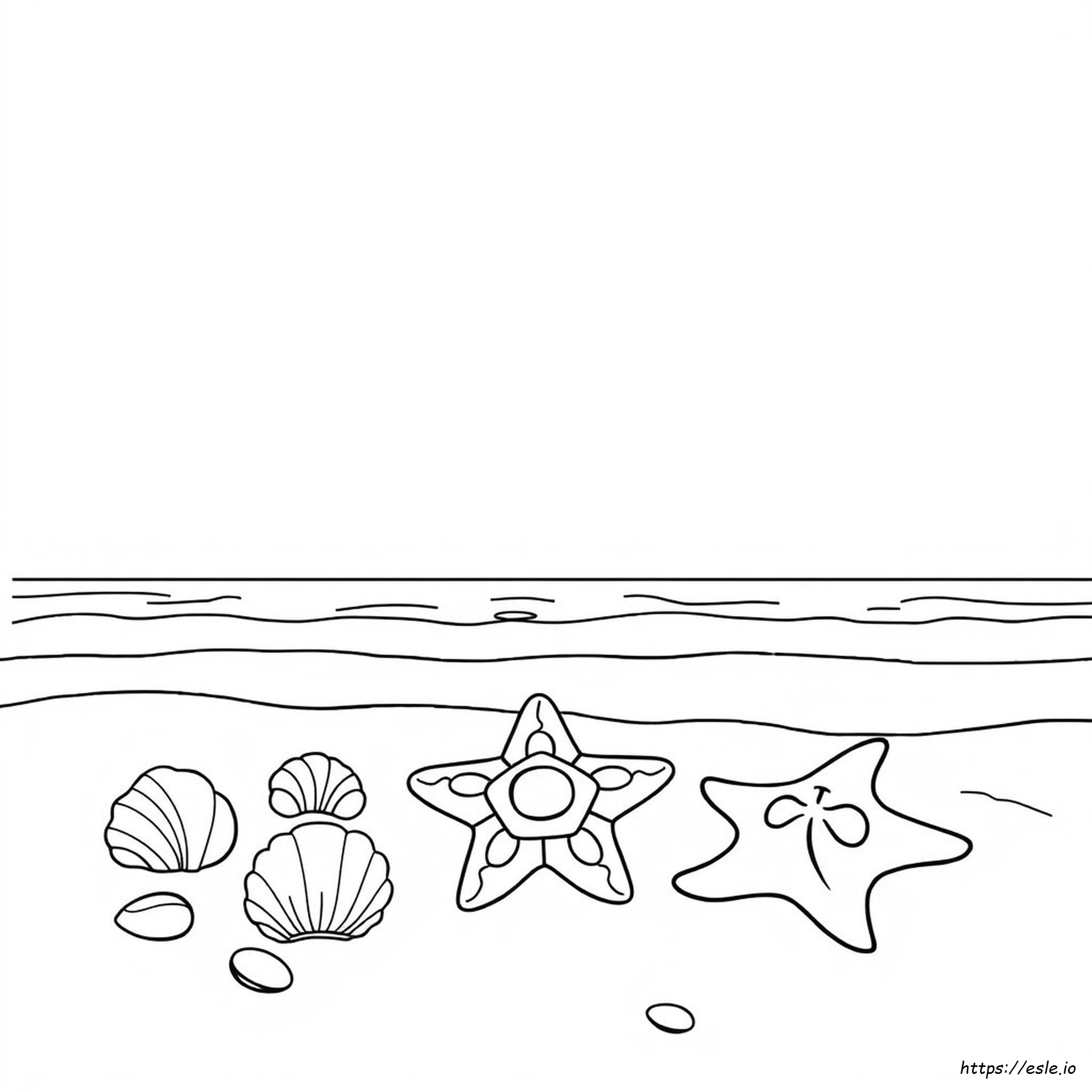 Ocean Beach Coloring Pages