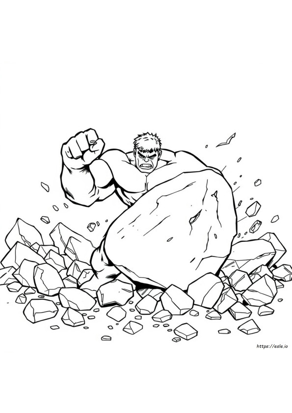 Hulk Smash Ausmalbilder Zum Ausdrucken