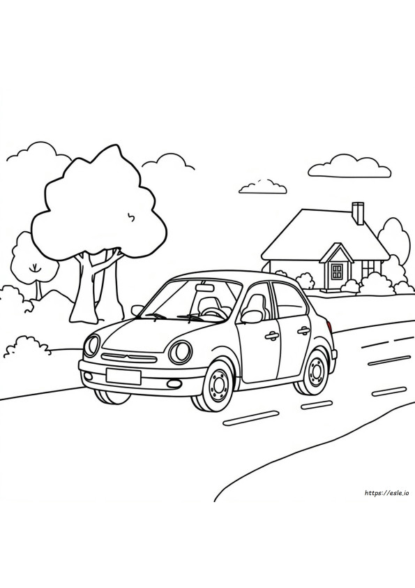 Vehicle Colouring Pictures