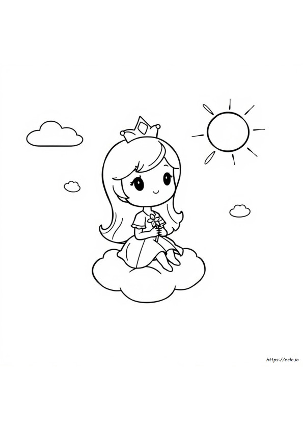 Coloriages De Princesse Chibi Mignonne À Imprimer