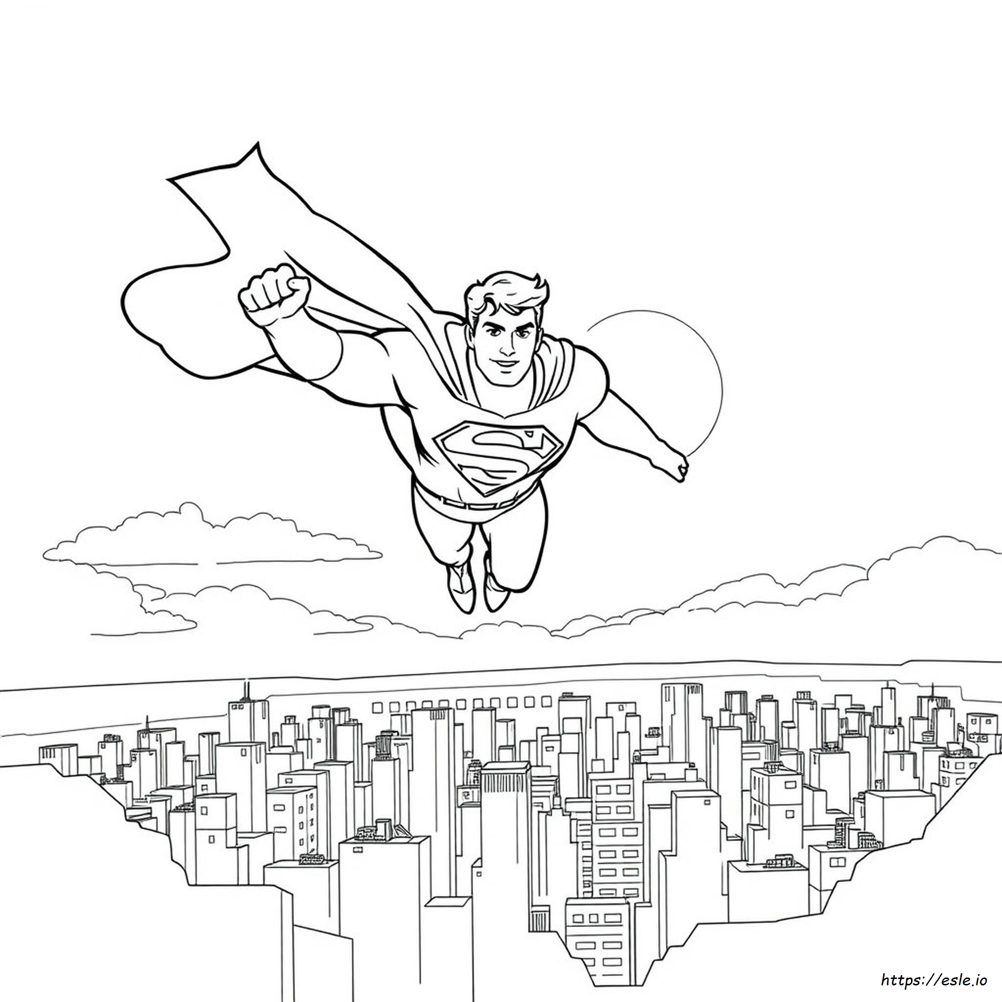 Superman Da Colorare
