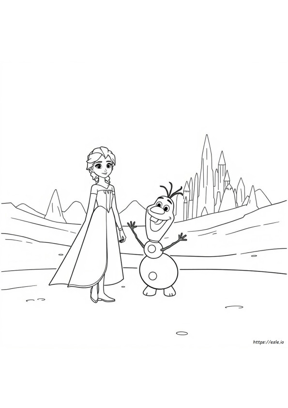 Coloring Pages For Frozen