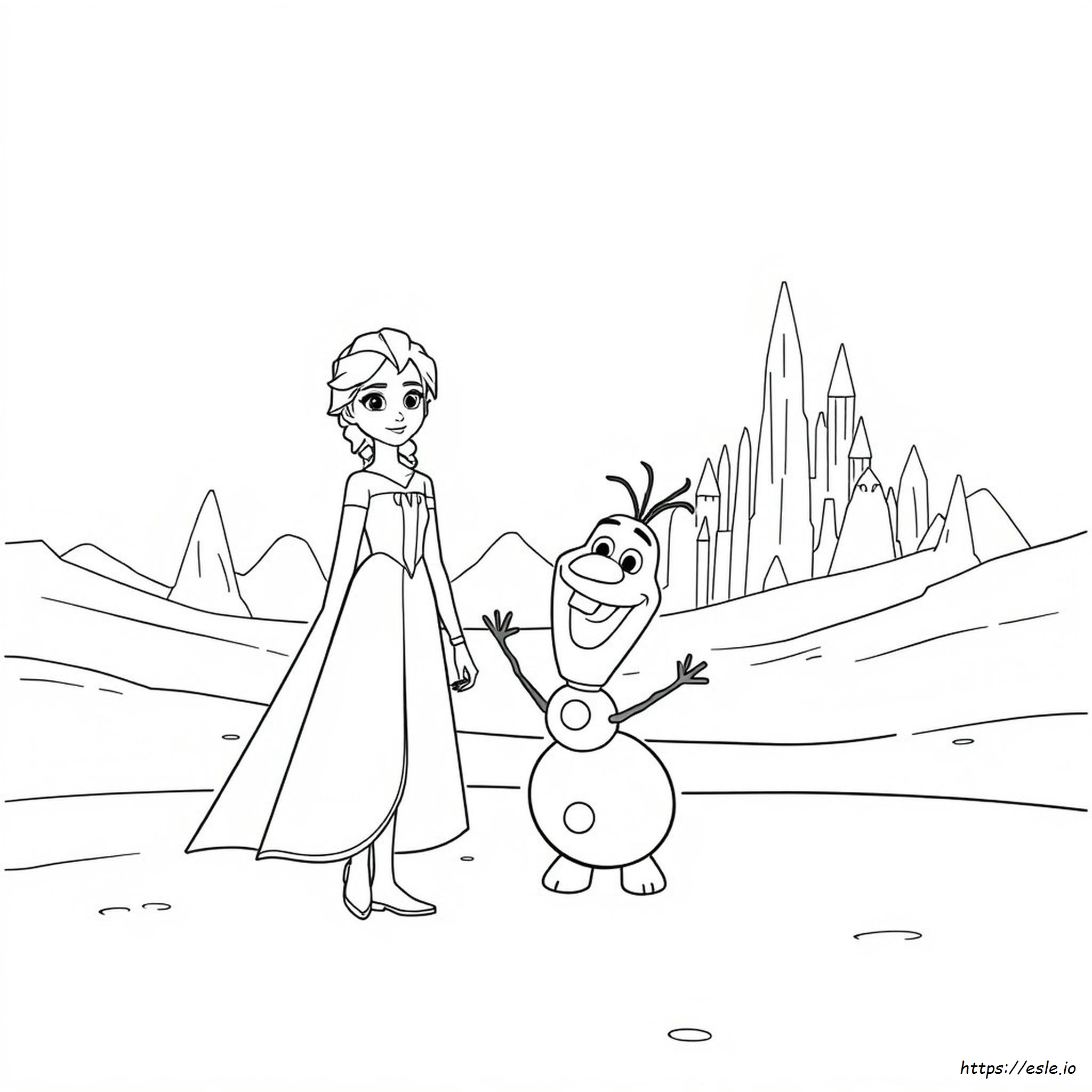 Disegni Da Colorare Di Frozen