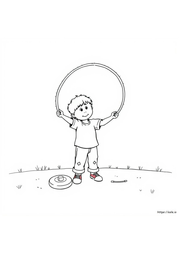 Hoops And Yoyo Coloring Pages
