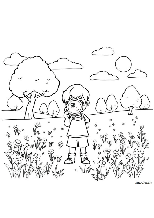 Free Printable I Spy Coloring Page