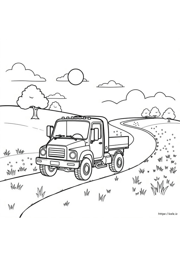 Cool Truck Coloring Pages