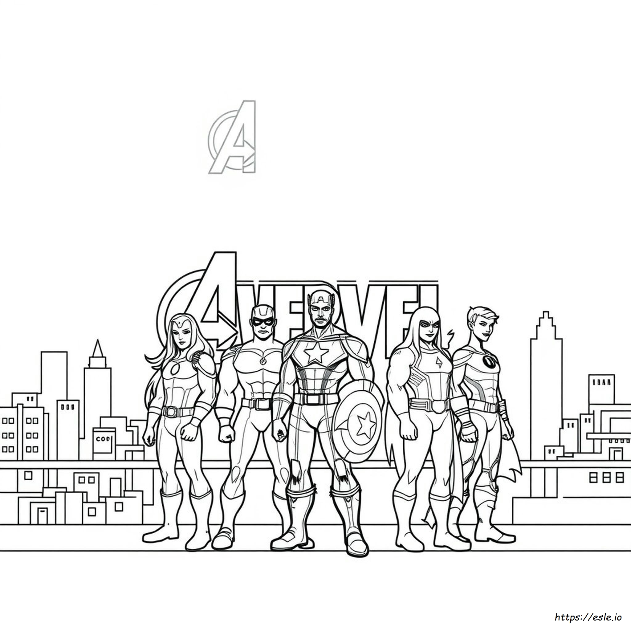 Disney Avengers Coloring Pages