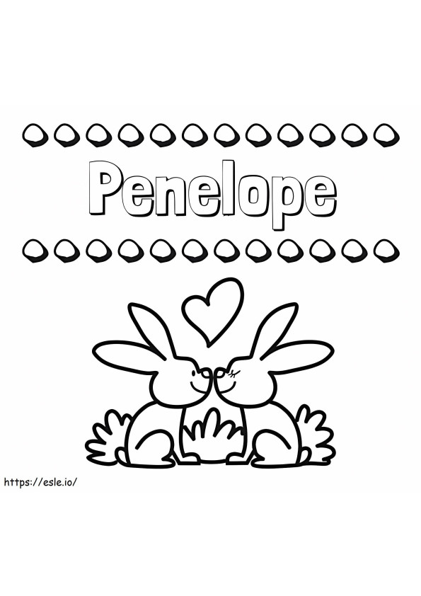 Free Penelope To Print coloring page