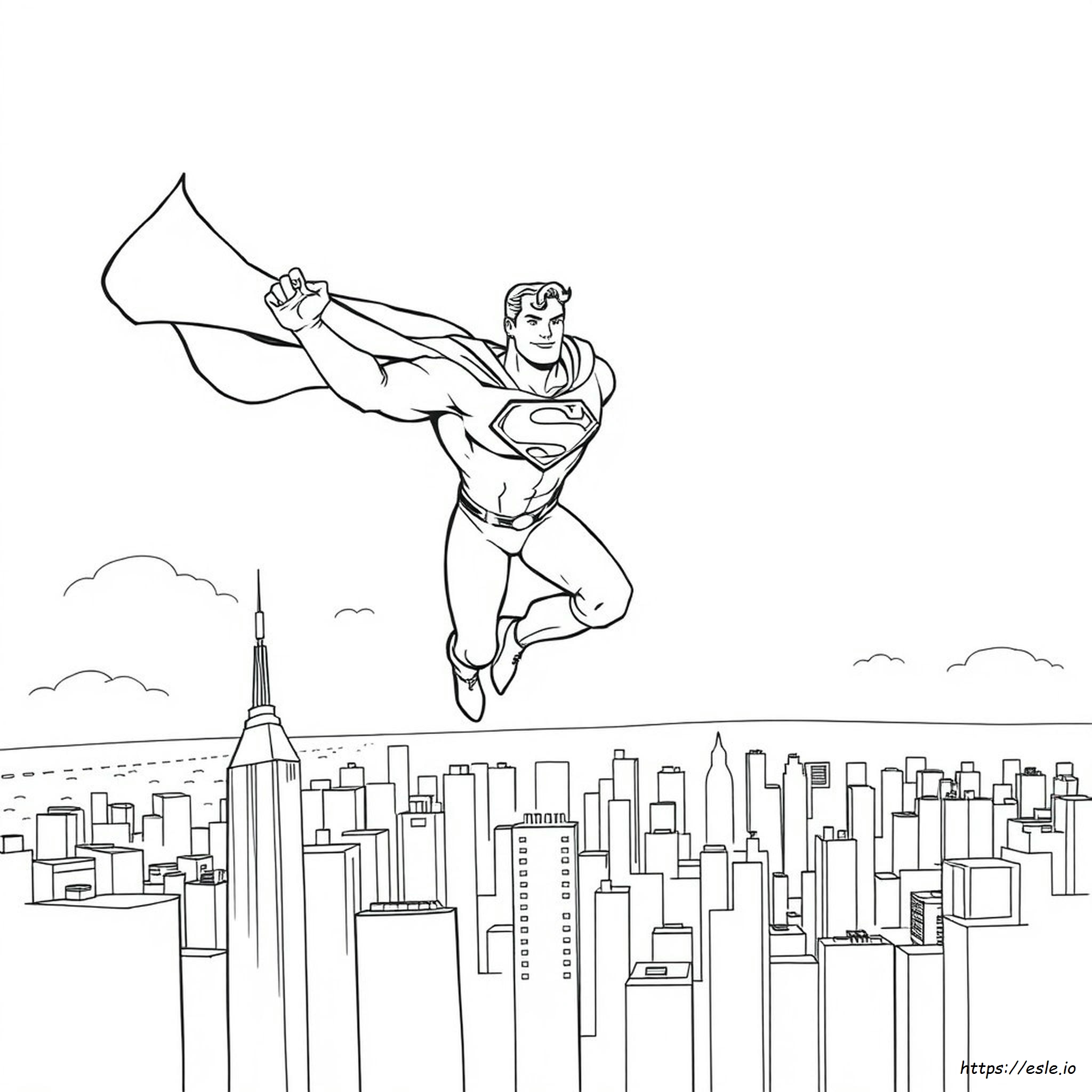 Immagini Di Superman Da Colorare